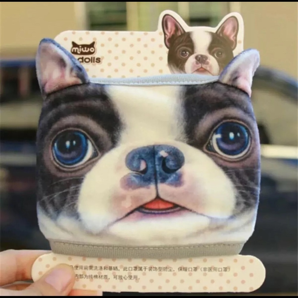 New 3D protective Mask French Bulldog SZ Adult
